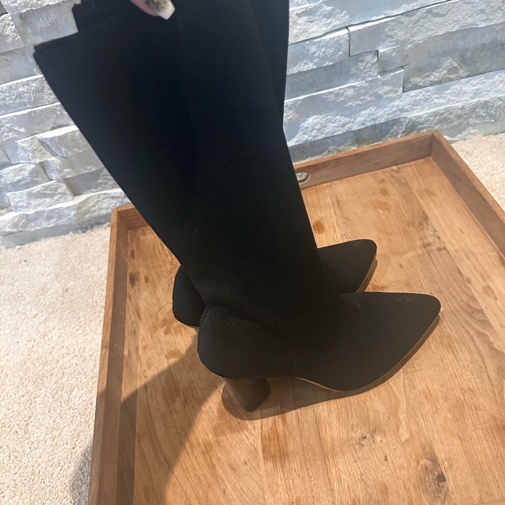 Vici Black Heeled Boots